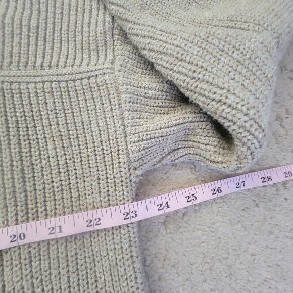 Cabelas Ribbed Sweater Mens XL Cotton Blend Pullover Made in USA Beige - Picture 5 of 10
